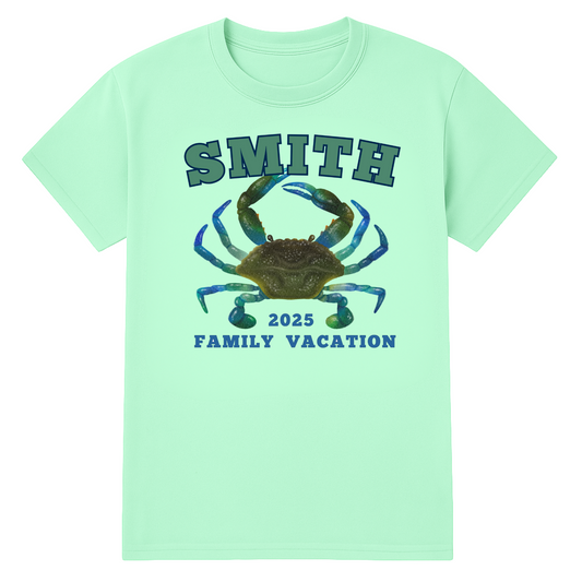 Blue Crab Family T-Shirt